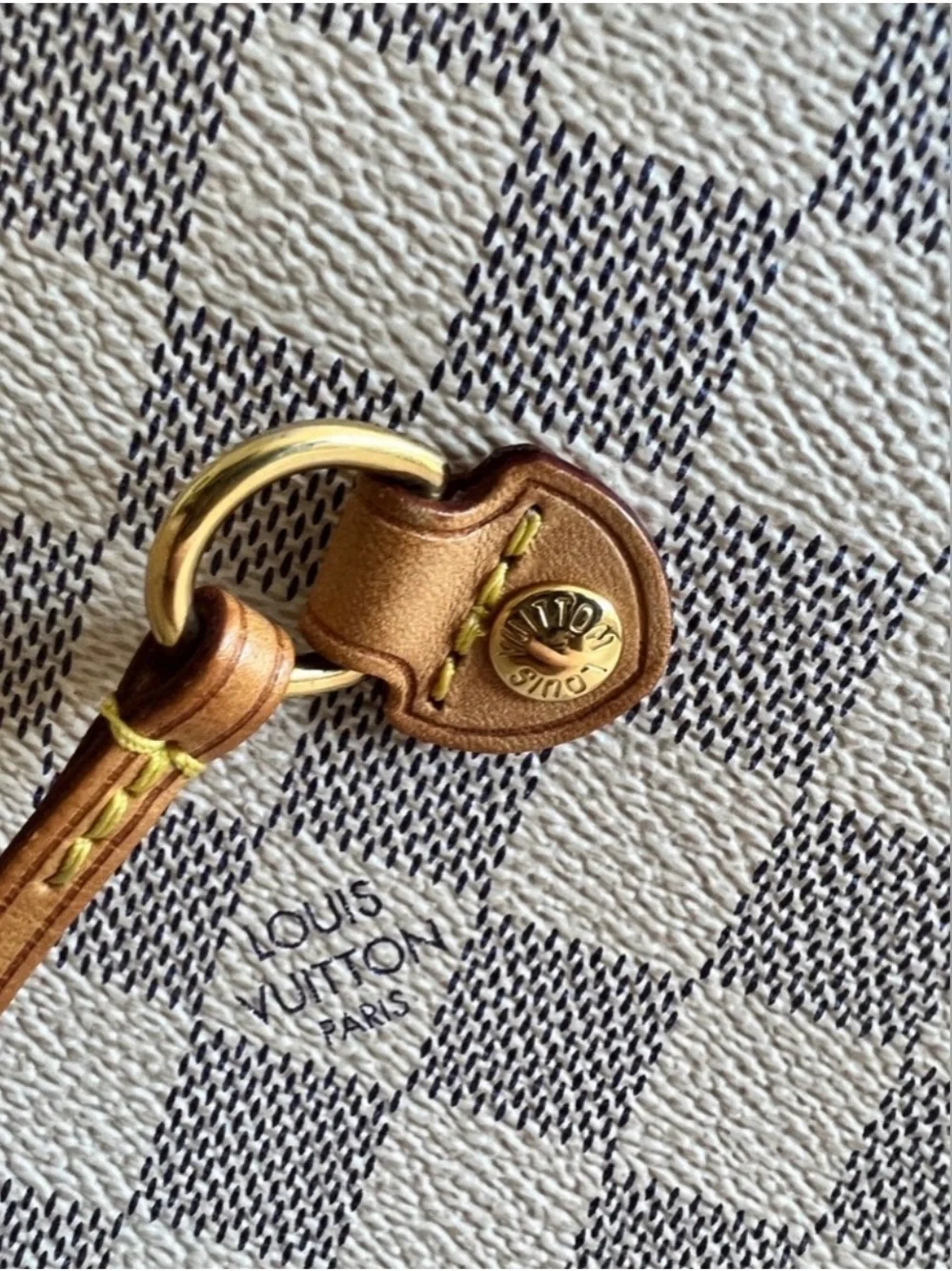 Louis Vuitton Neverfull MM Damier Azur + Rose Ballerine